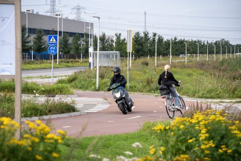 Innovatie Verhoogd fietspad als dijkvoorziening - Hessenpoort Zwolle