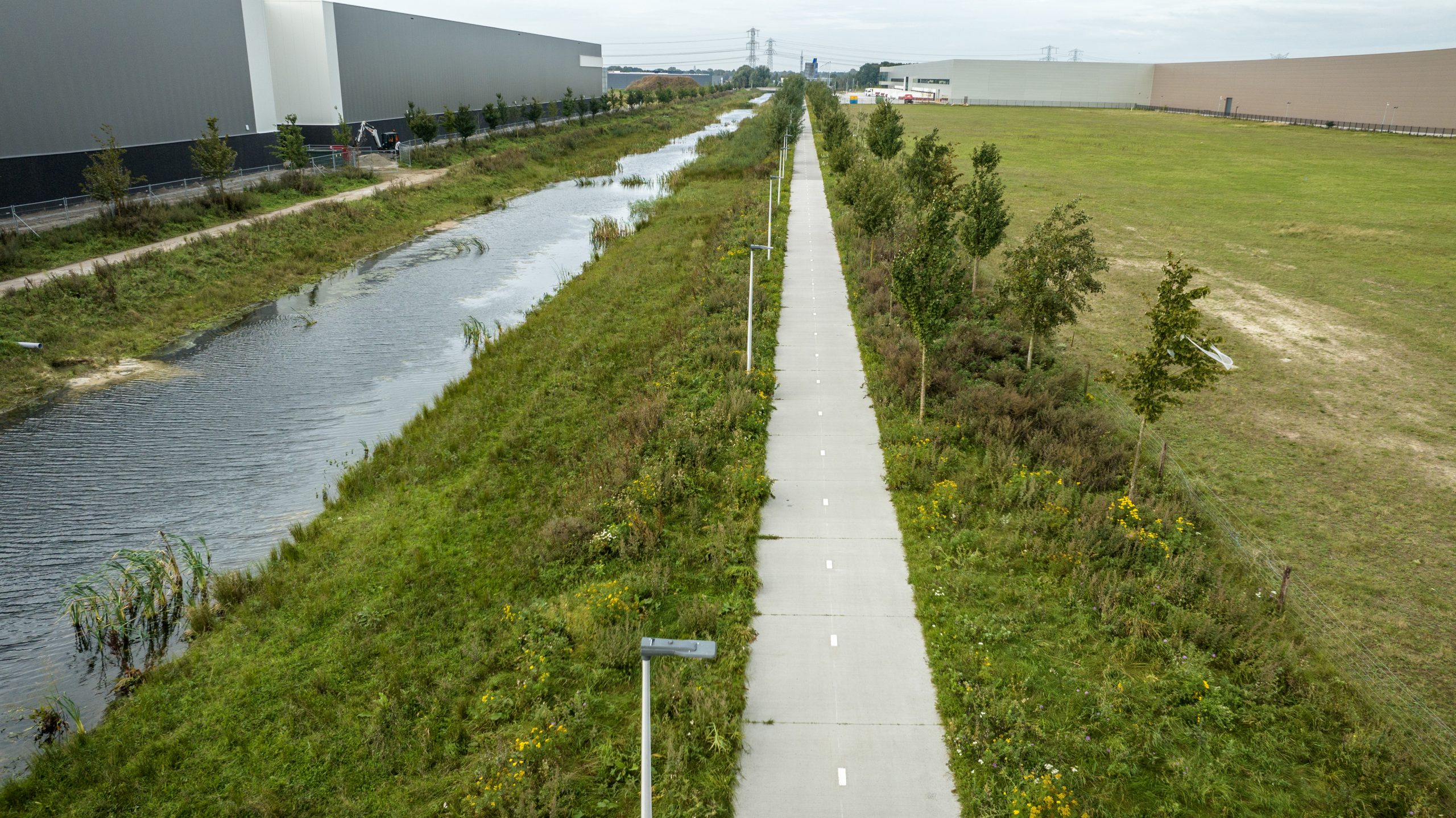 Innovatie Verhoogd fietspad als dijkvoorziening - Hessenpoort Zwolle