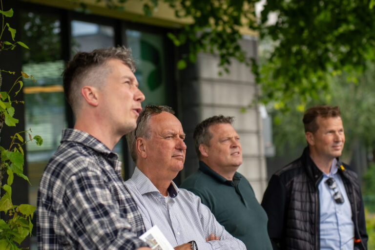Moderne werknemers bij Werklandschappen van de Toekomst.
