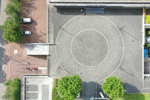 Innovatie Verplaatsbaar bos op dak en plein