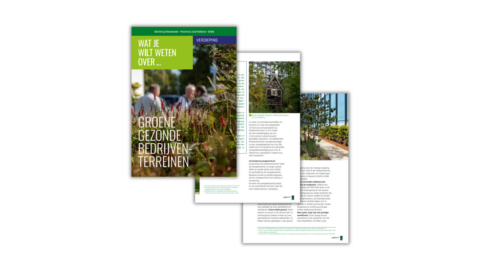 Duurzame groene bedrijfsterreinen voor de toekomst in Nederland.